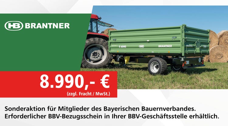 Brantner Einachs Dreiseitenkipper E 6040 in der BBV Aktion