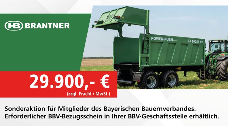 Brantner Tandem Abschieber TA 20055 PP + in der BBV Aktion