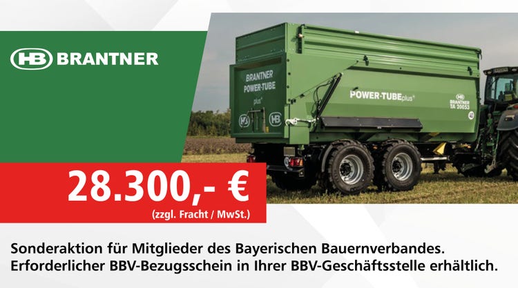 Brantner Tandem Muldenkipper TA 20053 PT + in der BBV Aktion