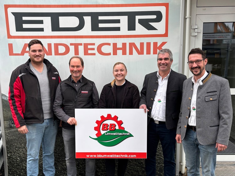 Gruppenfoto EDER Landtechnik und BB Umwelttechnik
