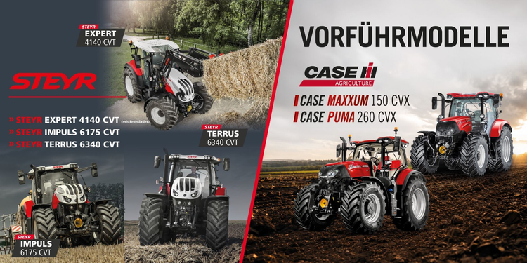 Banner für die Vorführmodell-Aktion
