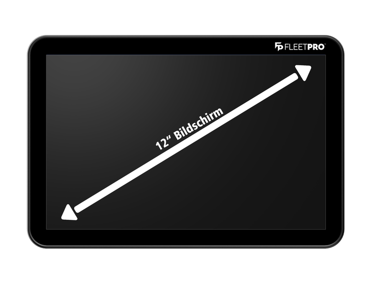 12 Zoll Bildschirm CNH Fleetpro