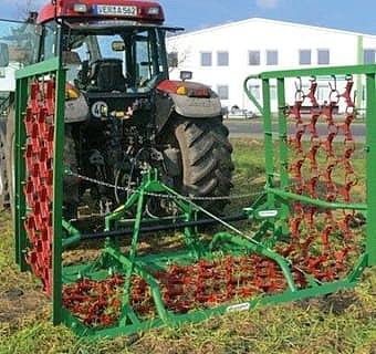 Bild einer rot-grünen Wiesenegge