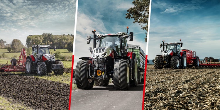 Header Bild Steyr Absolut Serie, Bodenbearbeitung, Transport, Saat ausbringen