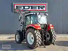 Bild eines Steyr Kompakt 4065 Traktors von hinten